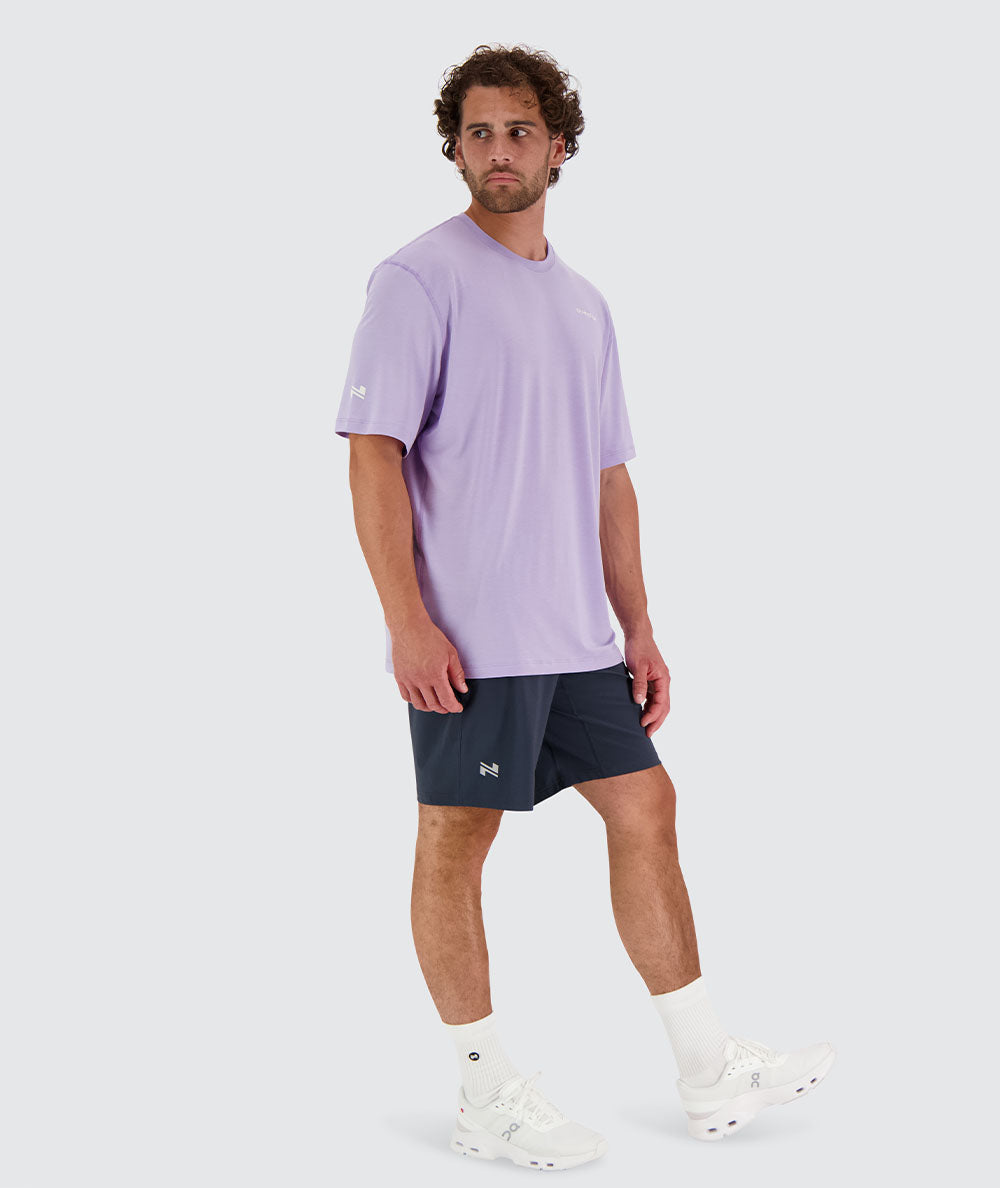 Lavender men's oversize training t-shirt#color_lavender