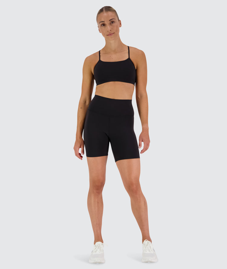Supersoft shorts for women, Model 176 cm / size S#color_black