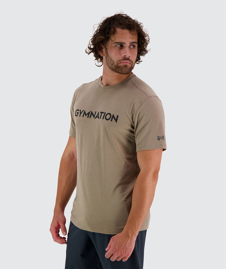 men's gymnation t-shirt#color_sand