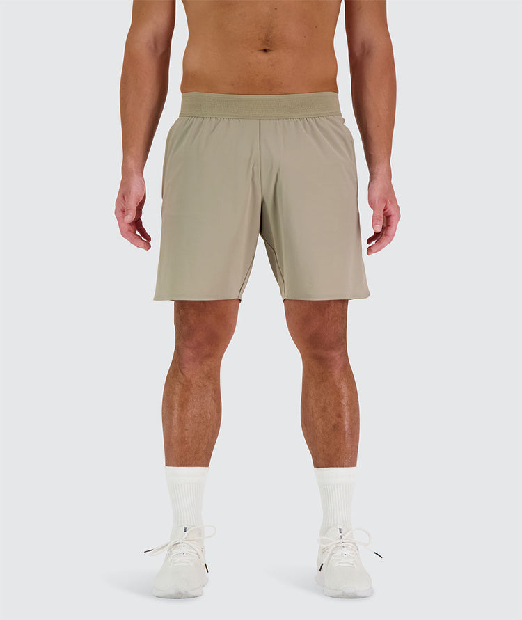 men's performance shorts, Model 179 cm / size M#color_sand