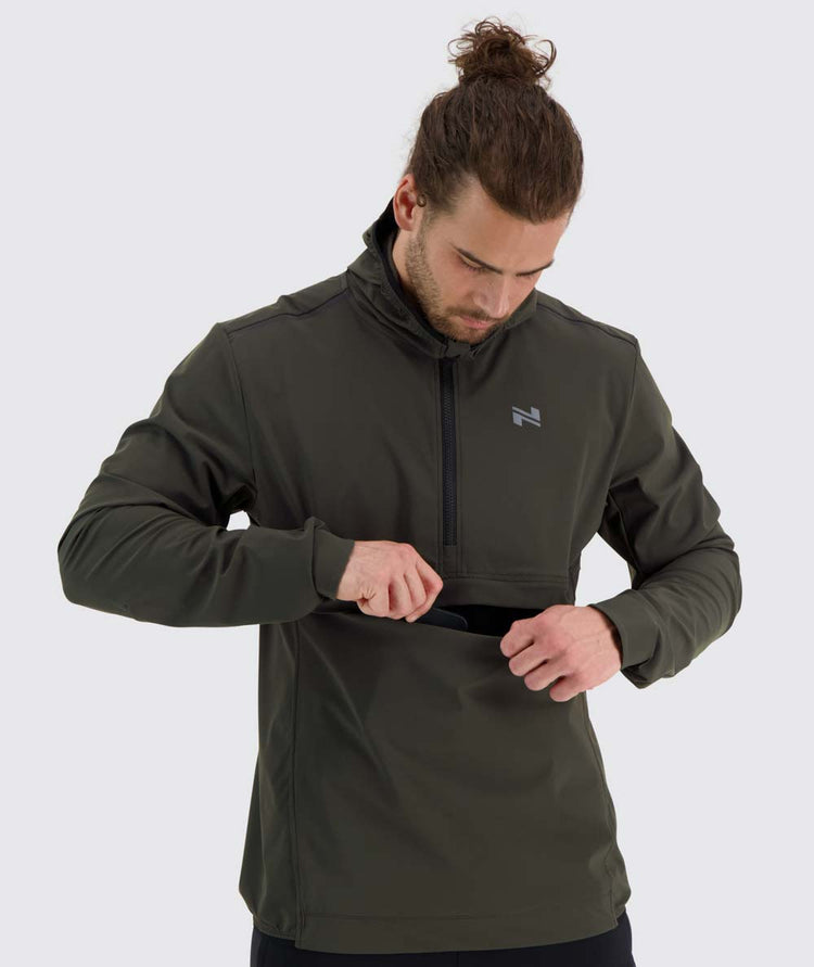 Men's Training Anorak #color_army-green