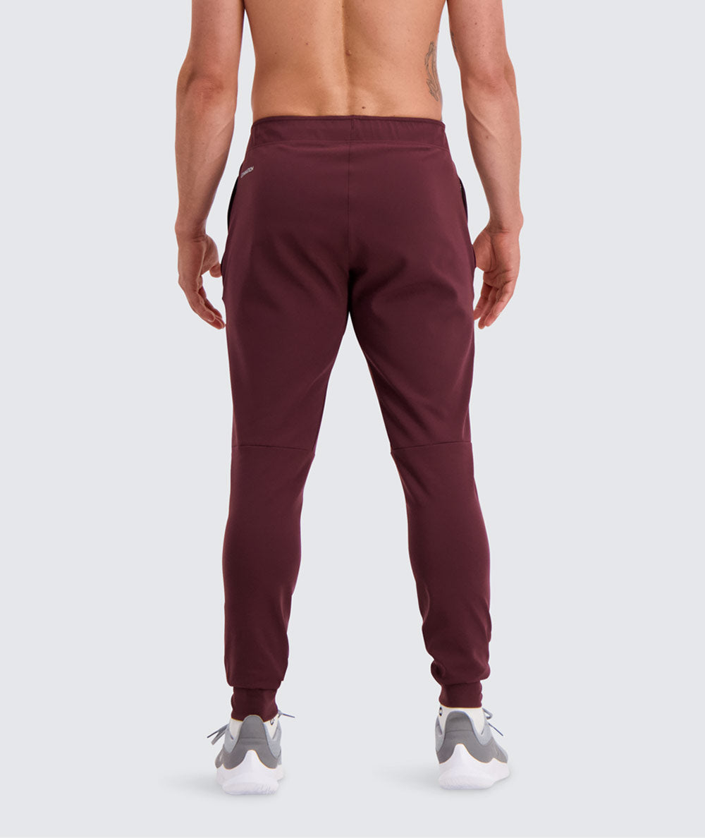 Mens Training Pants #color_wine-red