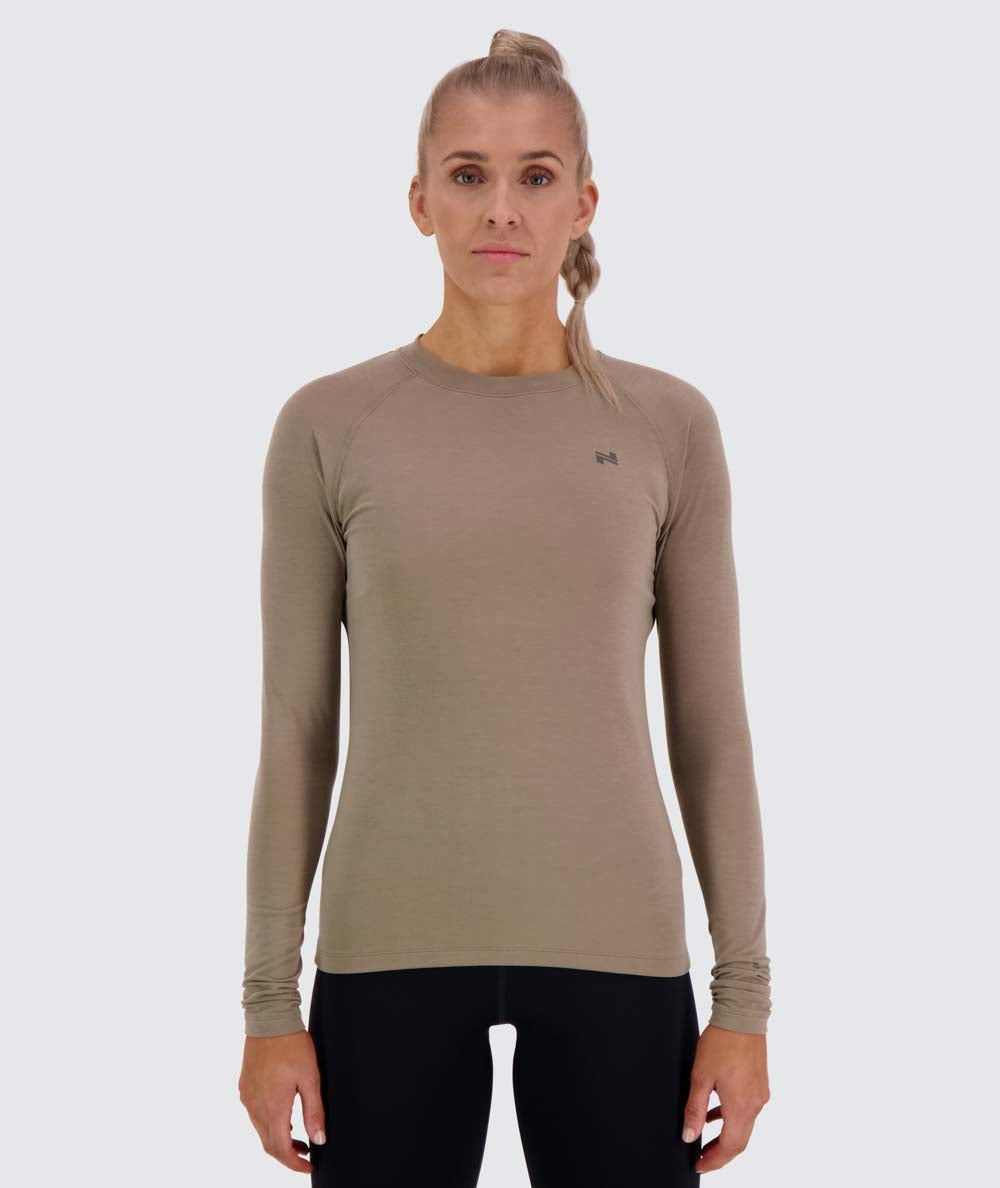 Women's Training Long-Sleeve #color_sand