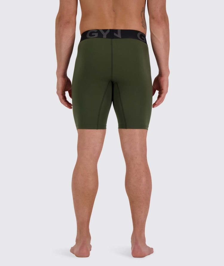 Men's baselayer shorts #color_army-green