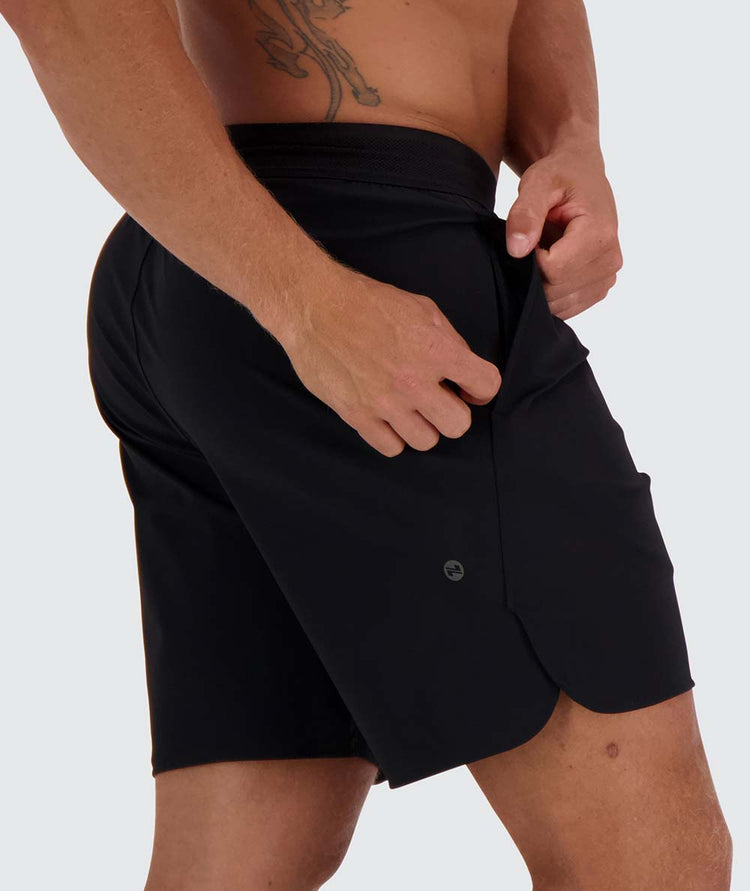 mens performance shorts#color_black