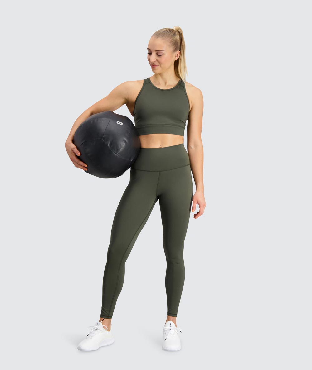 Power Boost Bra #armygreen